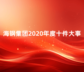 海鋼集團2020年度十件大事